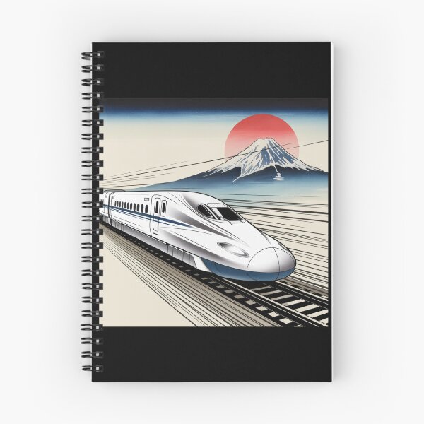 Item preview, Fuji Express – Japanese Bullet Train Artwork. designed and sold by AndrewYoko.