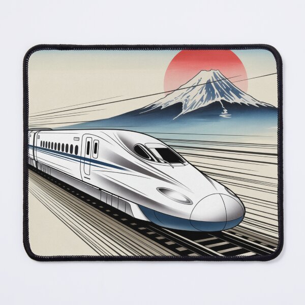 Item preview, Fuji Express – Japanese Bullet Train Artwork. designed and sold by AndrewYoko.