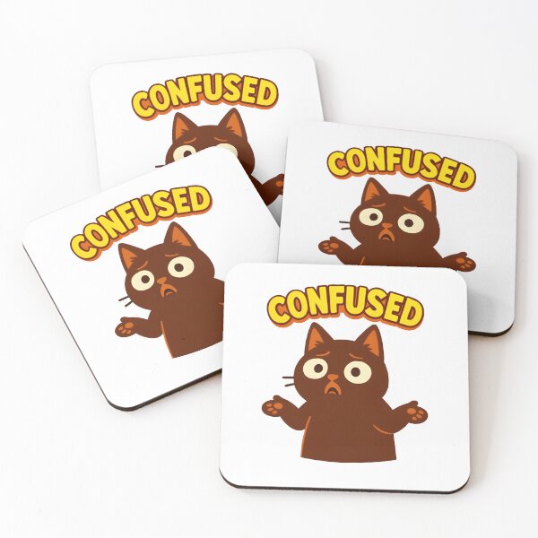 Item preview, CONFUSED CAT designed and sold by KISHNAY-FASHION.