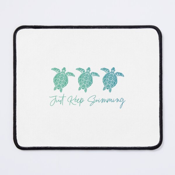 Item preview, Just Keep Swimming Inspirational Quote designed and sold by designclub.