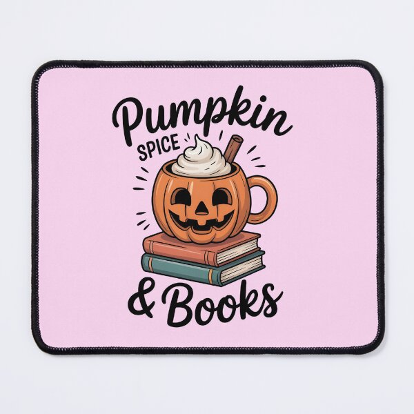 Item preview, Pumpkin Spice & Books – Cute Cozy Vibes designed and sold by Zibis09.