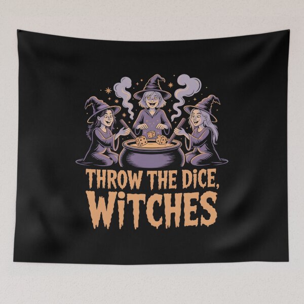 Item preview, Throw The Dice Witches Halloween Bunco Game designed and sold by UrbanHowlz.