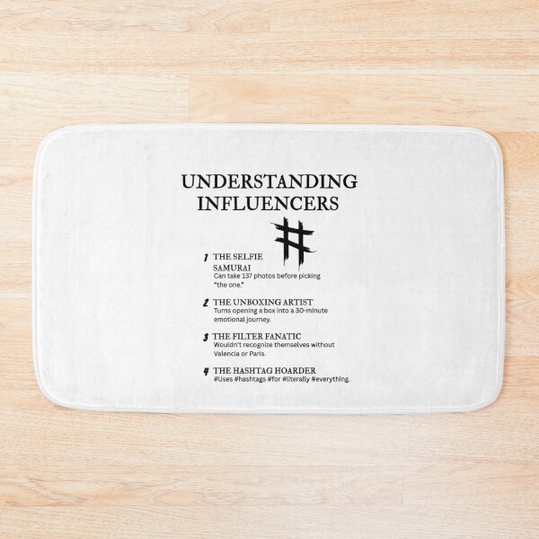 Item preview, UNDERSTANDING INFLUENCERS – Hilarious Social Media Life Definitions designed and sold by PsyFlow35.