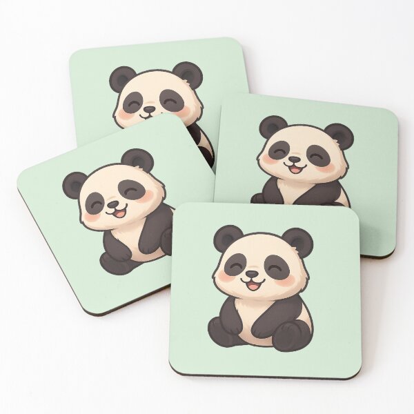 Item preview, Cute Kawaii Panda – Adorable Chibi Cartoon Animal Illustration designed and sold by VandalabStudio.