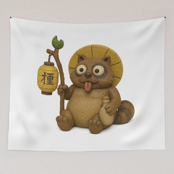Item preview, Tanuki designed and sold by ToxicFartCloud.