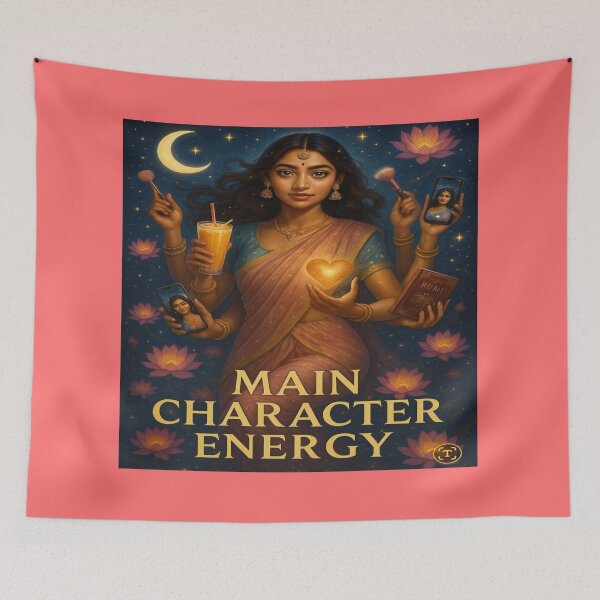 Item preview, Main Character Energy – Digital India Festivalwear Goddess Art designed and sold by ReyDeLaCalle.