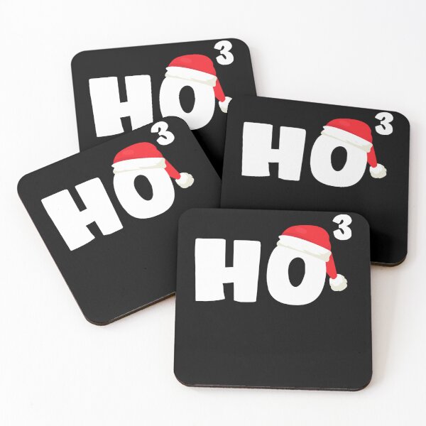 Item preview, HO HO HO Cubed Christmas Xmas Funny Math Gift Teacher Santa designed and sold by tedroyegelsd.