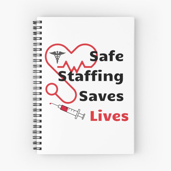 Item preview, Safe Staffing Saves Lives– Healthcare Support Design for Nurses March & Strike designed and sold by Lunaria Arts.