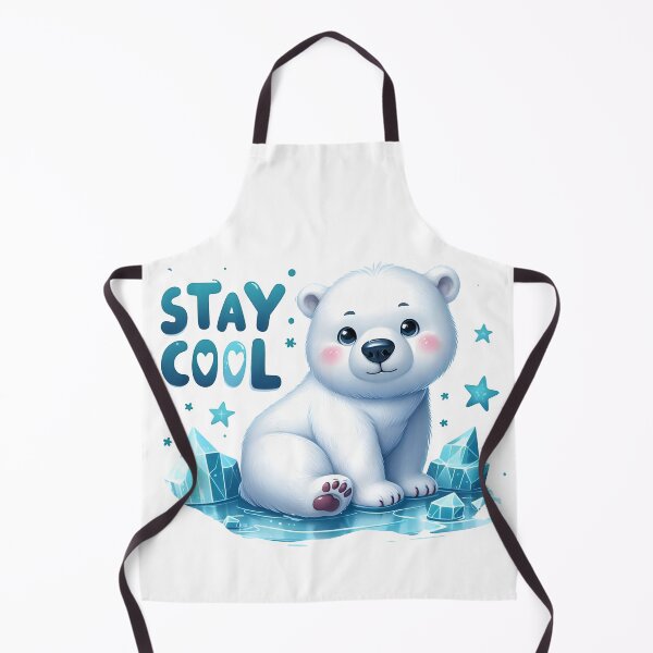 Item preview, stay cool, ice bergs, Antarctica, artic, polar bear designed and sold by TrueArtVibes.