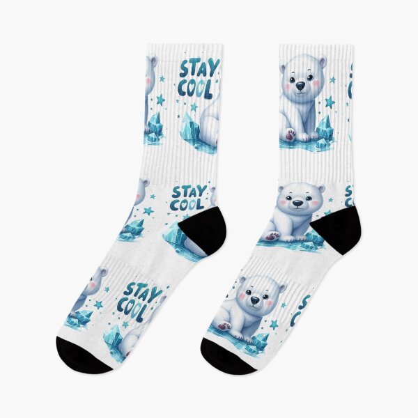 Item preview, stay cool, ice bergs, Antarctica, artic, polar bear designed and sold by TrueArtVibes.