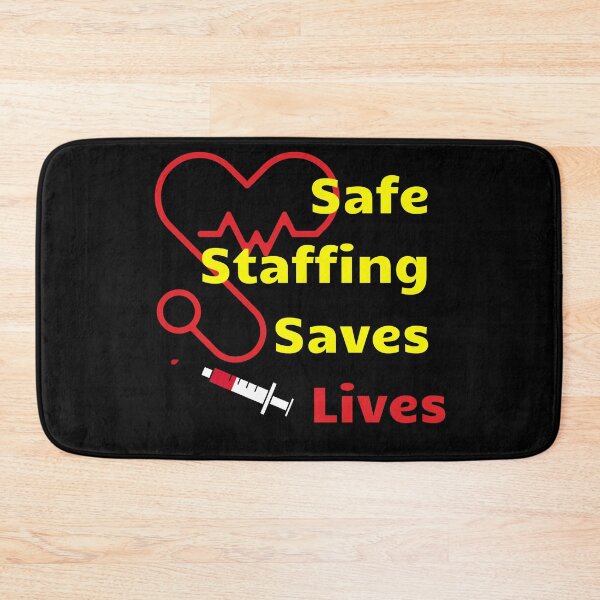 Item preview, Safe Staffing Saves Lives– Healthcare Support Design for Nurses March & Strike designed and sold by Lunaria Arts.