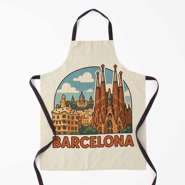 Artikelvorschau, Barcelona Reise-Souvenir-Aufkleber entworfen und verkauft von rogue-design.