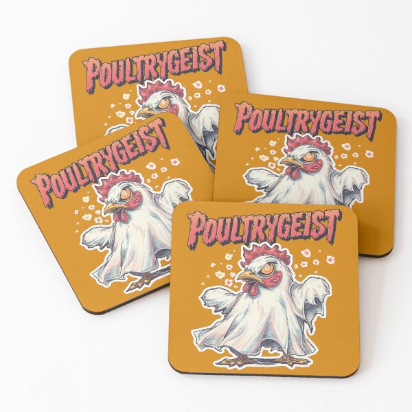 Item preview, Poultrygeist Shirt – Funny Chicken Ghost Pumpkin Halloween T-Shirt designed and sold by MoonLightFX.