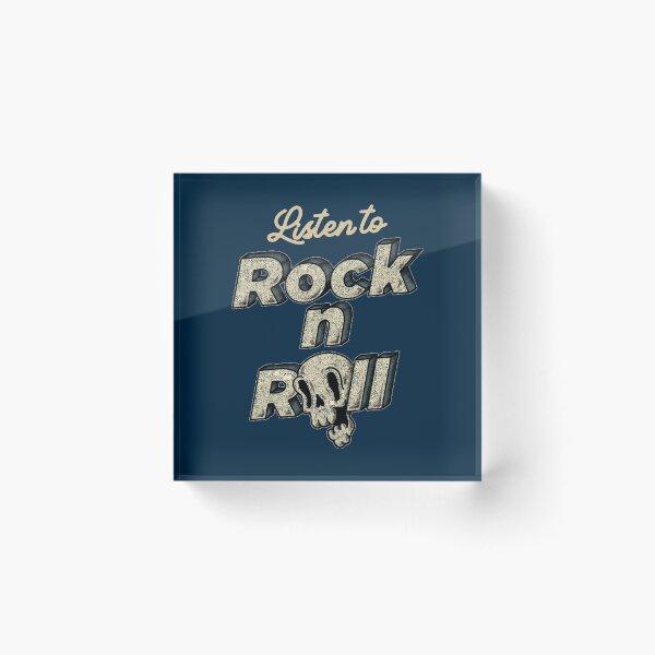 Item preview, Listen to Rock n Roll - Vertical Text Only designed and sold by JairBelloi.