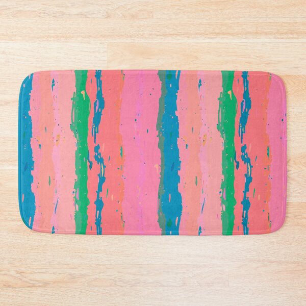 Item preview, Playful Painterly Stripes in Pink, Green, and Blue designed and sold by Fezzyboo.
