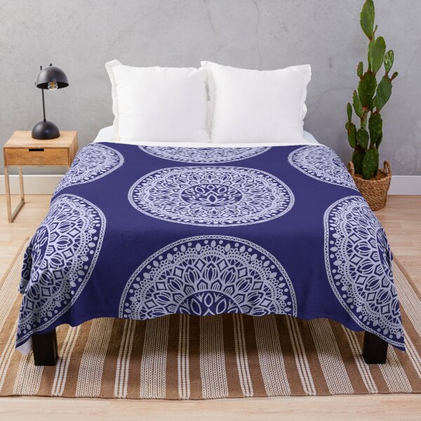 Item preview, Violet Hippie Mandala Pattern Abstract Geometric Flower Floral Decorative Design designed and sold by DivineMandala.