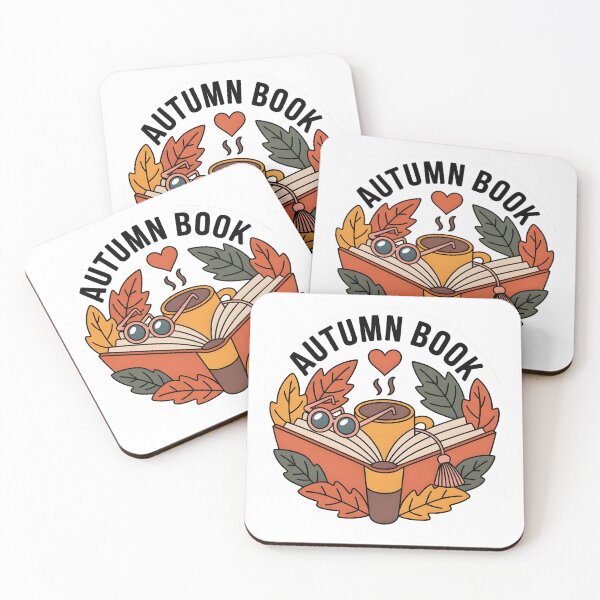 Item preview, Autumn Book Wreath – Cozy Fall Reading Round Design designed and sold by Zibis09.