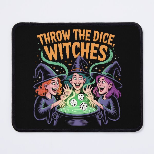 Item preview, Throw The Dice Witches Halloween Bunco Game designed and sold by UrbanHowlz.