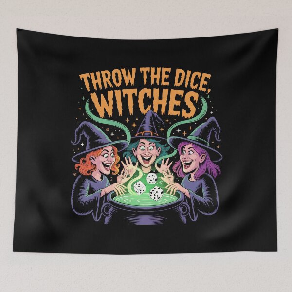 Item preview, Throw The Dice Witches Halloween Bunco Game designed and sold by UrbanHowlz.
