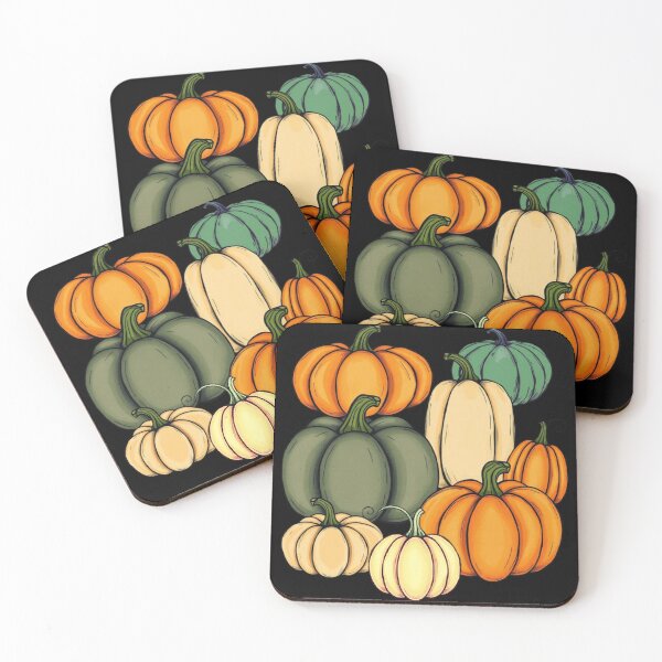 Item preview, Colorful Pumpkin Illustration Pattern designed and sold by UnhingedBird.