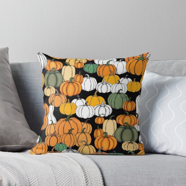 Item preview, Colorful Pumpkin Illustration Pattern designed and sold by UnhingedBird.