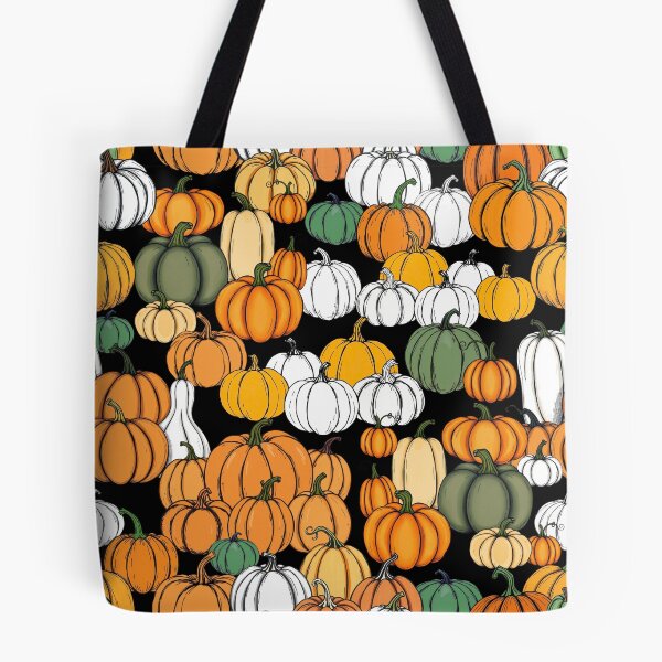 Item preview, Colorful Pumpkin Illustration Pattern designed and sold by UnhingedBird.