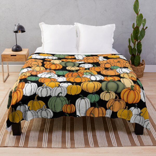 Item preview, Colorful Pumpkin Illustration Pattern designed and sold by UnhingedBird.