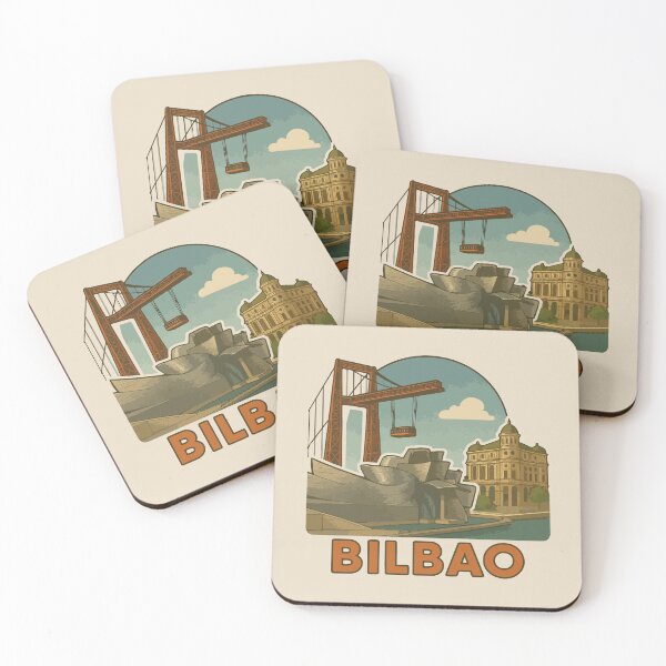 Item preview, Bilbao Travel Souvenir Sticker designed and sold by rogue-design.