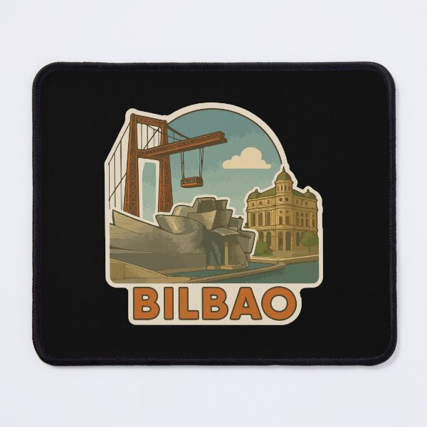 Item preview, Bilbao Travel Souvenir Sticker designed and sold by rogue-design.