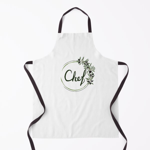 Item preview, Chef Apron – Olive Branch Frame Design designed and sold by OOctopusStore.