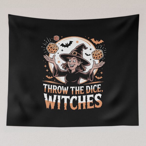 Item preview, Throw The Dice Witches Halloween Bunco Game designed and sold by UrbanHowlz.