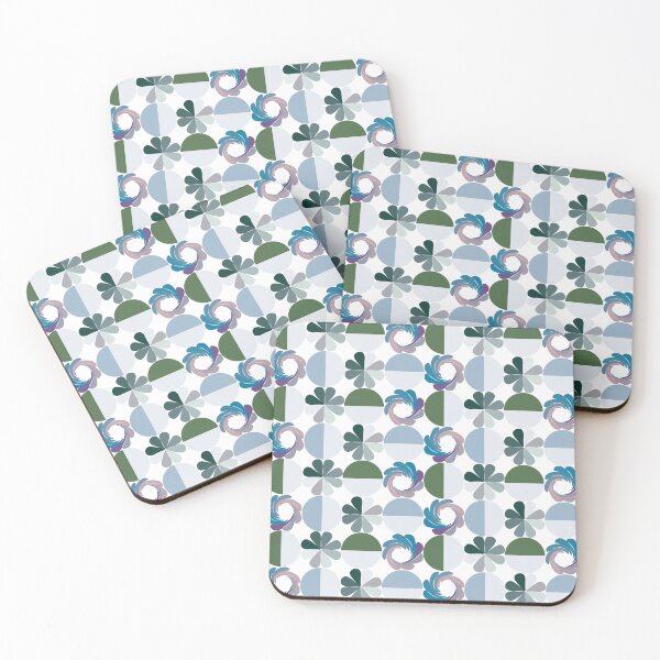 Item preview,  Cool Tone Abstract Geometric Pattern designed and sold by Ikattyg.