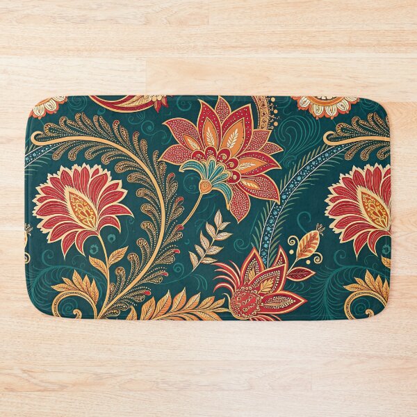 Item preview, Traditional batik ethnic textile flower pattern  designed and sold by cocomelon168.