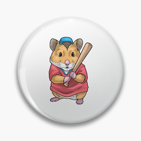 Item preview, Hamster Baseball Baseball bat Sports designed and sold by Snabdesign84.