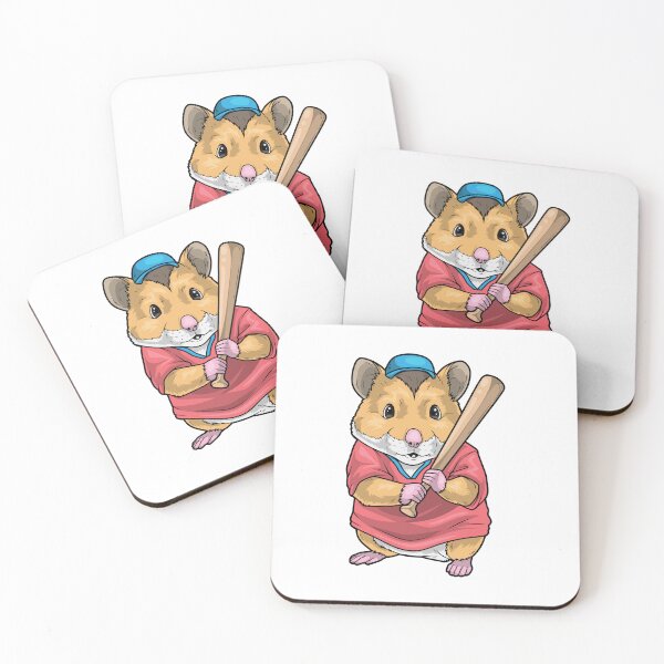 Item preview, Hamster Baseball Baseball bat Sports designed and sold by Snabdesign84.