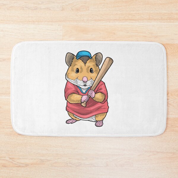 Item preview, Hamster Baseball Baseball bat Sports designed and sold by Snabdesign84.