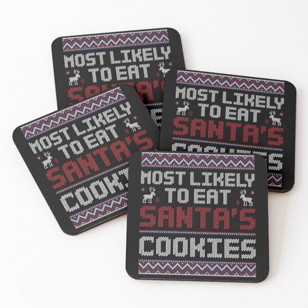 Item preview, Most Likely To Eat Santa's Cookies Ugly Christmas Sweater designed and sold by darcyselo.