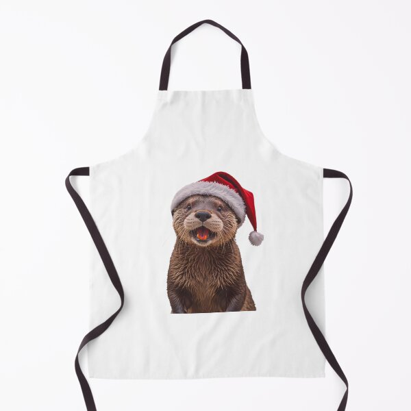 Item preview, Otter christmas xmas holiday merry gift love hat designed and sold by CheeseBlueprint.