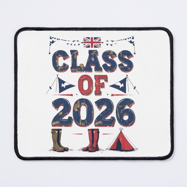 Item preview, British Campers "Class of 2026" Graduation UK Flag designed and sold by DarylWelsh2024.