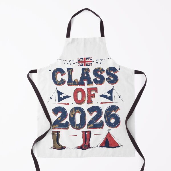Item preview, British Campers "Class of 2026" Graduation UK Flag designed and sold by DarylWelsh2024.