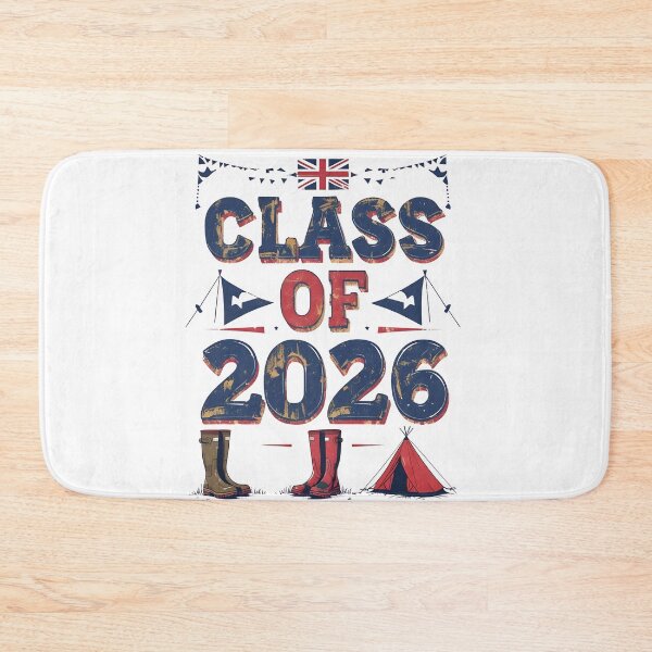 Item preview, British Campers "Class of 2026" Graduation UK Flag designed and sold by DarylWelsh2024.