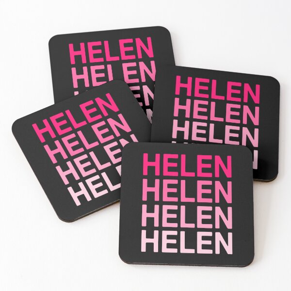 Item preview, Helen Name Pink Colors designed and sold by Jeallan Designs.