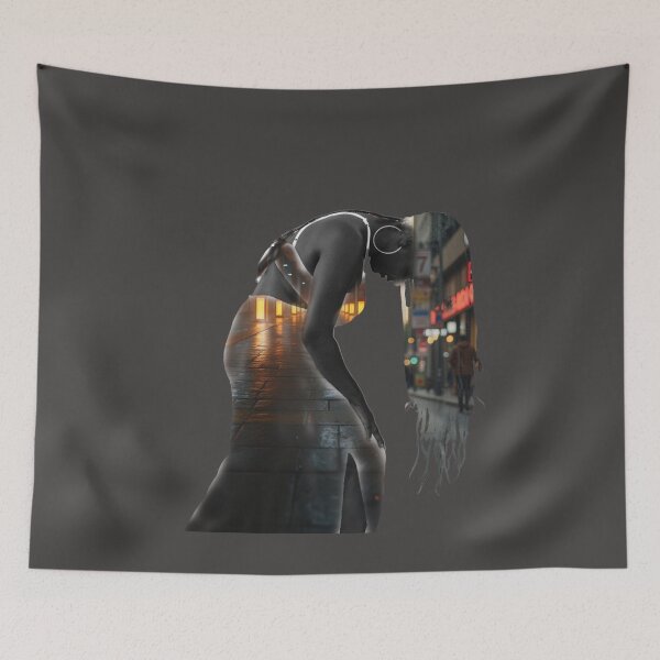 Item preview, Double Exposure: Woman’s Silhouette and Night City designed and sold by Yas-ko.