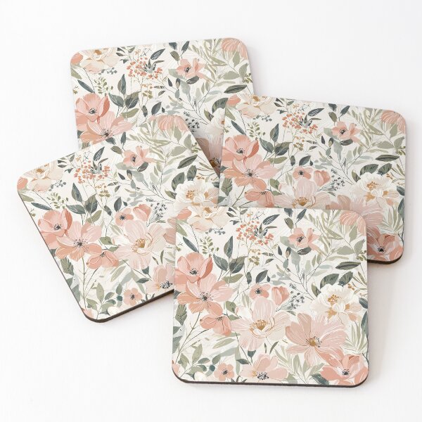 Item preview, Elegant Floral Pattern with Delicate Pastel Colors designed and sold by CoolPixels.