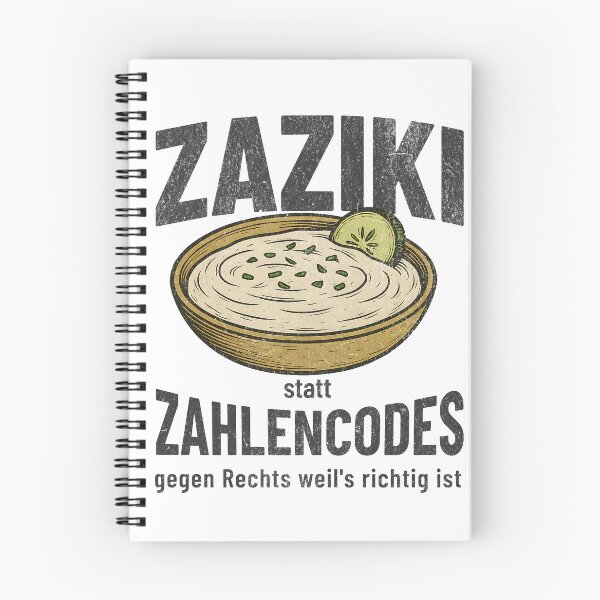 Item preview, ZAZIKI instead of NUMBER CODES – Political statement against the shift to the right designed and sold by VariousGoodies.