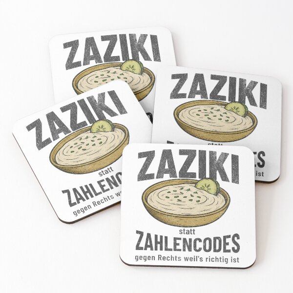 Item preview, ZAZIKI instead of NUMBER CODES – Political statement against the shift to the right designed and sold by VariousGoodies.