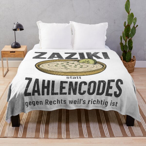 Item preview, ZAZIKI instead of NUMBER CODES – Political statement against the shift to the right designed and sold by VariousGoodies.
