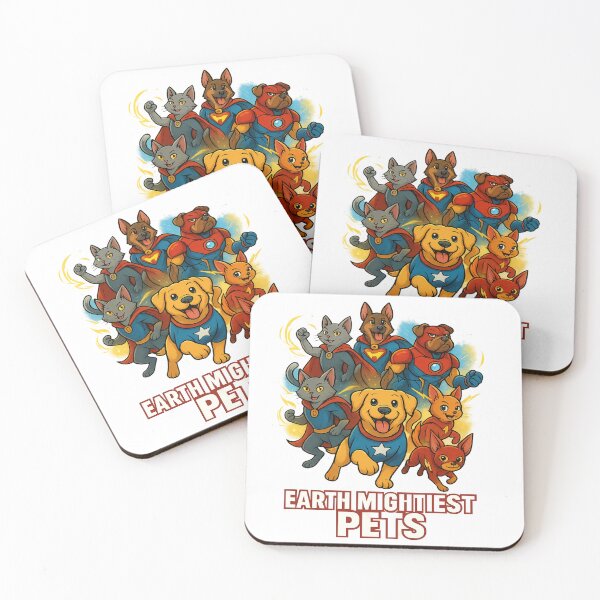 Item preview, Earth Mightiest Pets – Superhero Animal Squad designed and sold by Mars.Pen.Studio.