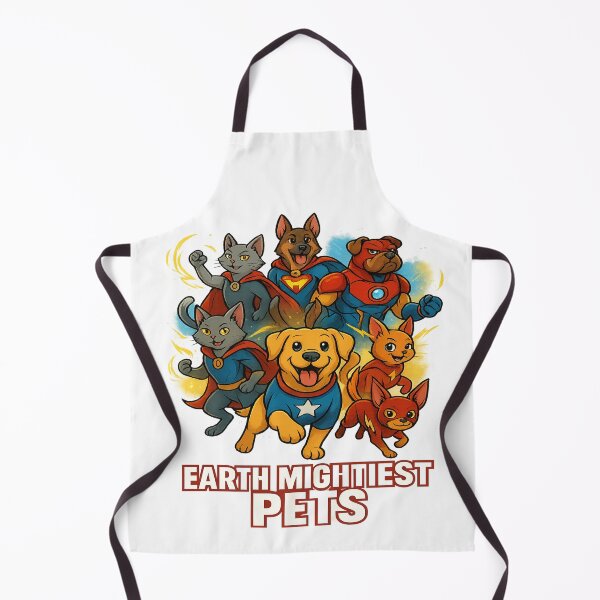 Item preview, Earth Mightiest Pets – Superhero Animal Squad designed and sold by Mars.Pen.Studio.