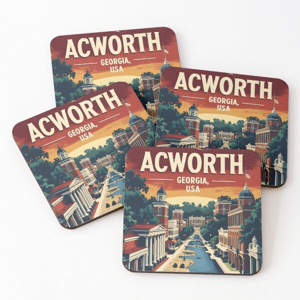 Item preview, Acworth Georgia USA Vintage Travel Tourism  designed and sold by TravelersGems.